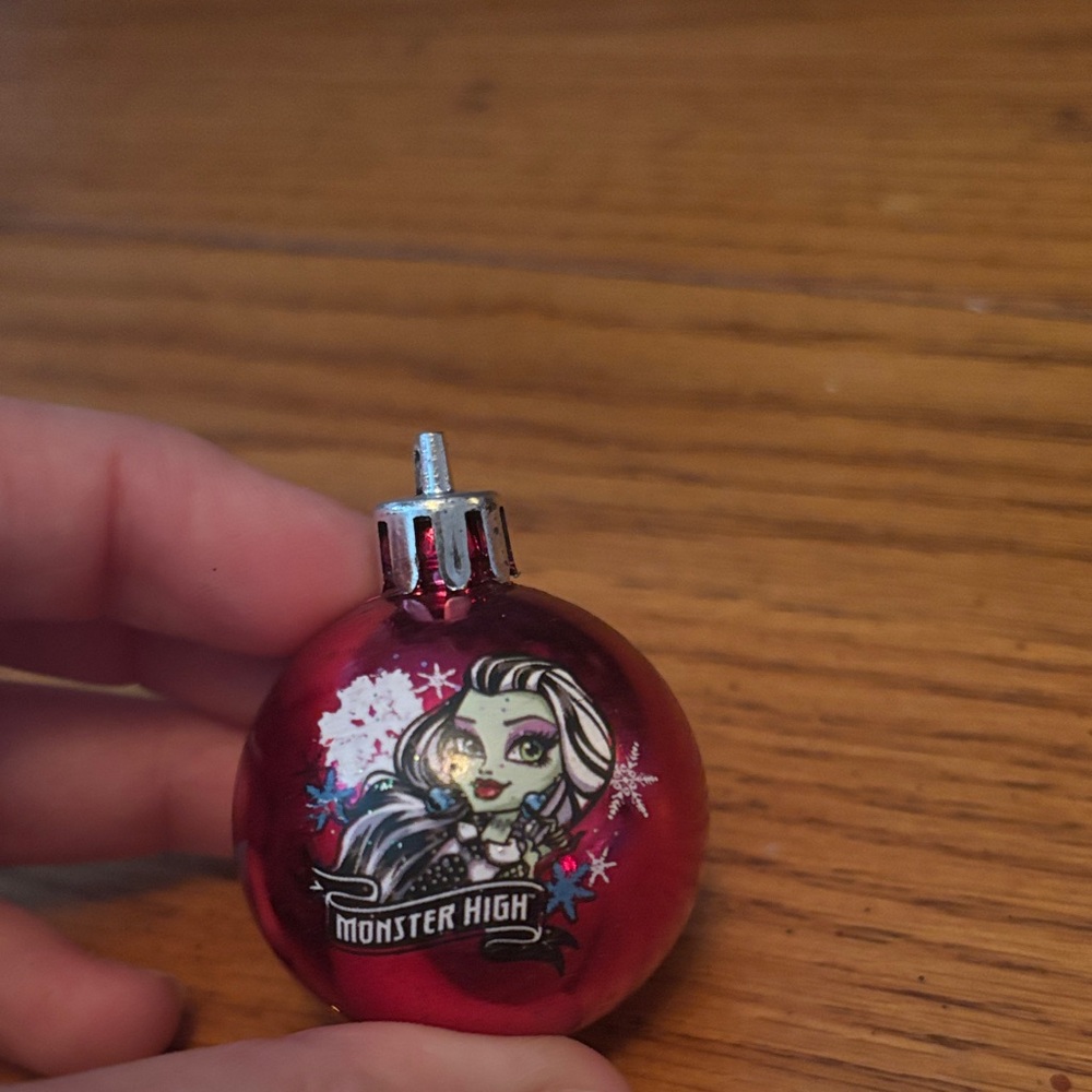 Monster High Pink Holiday Ornament